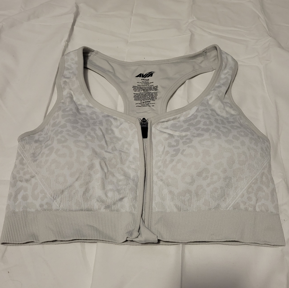 Avia Zipup Sports Bra